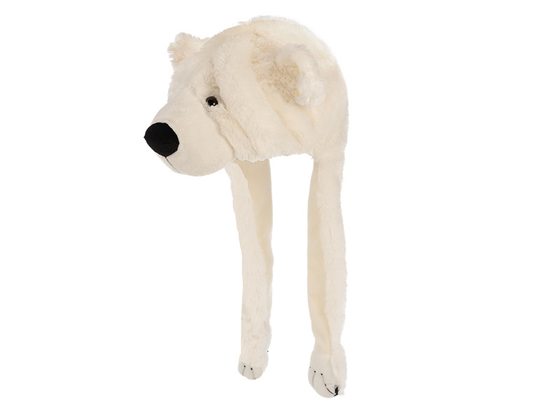 Cap polaire en peluche, 55 cm
