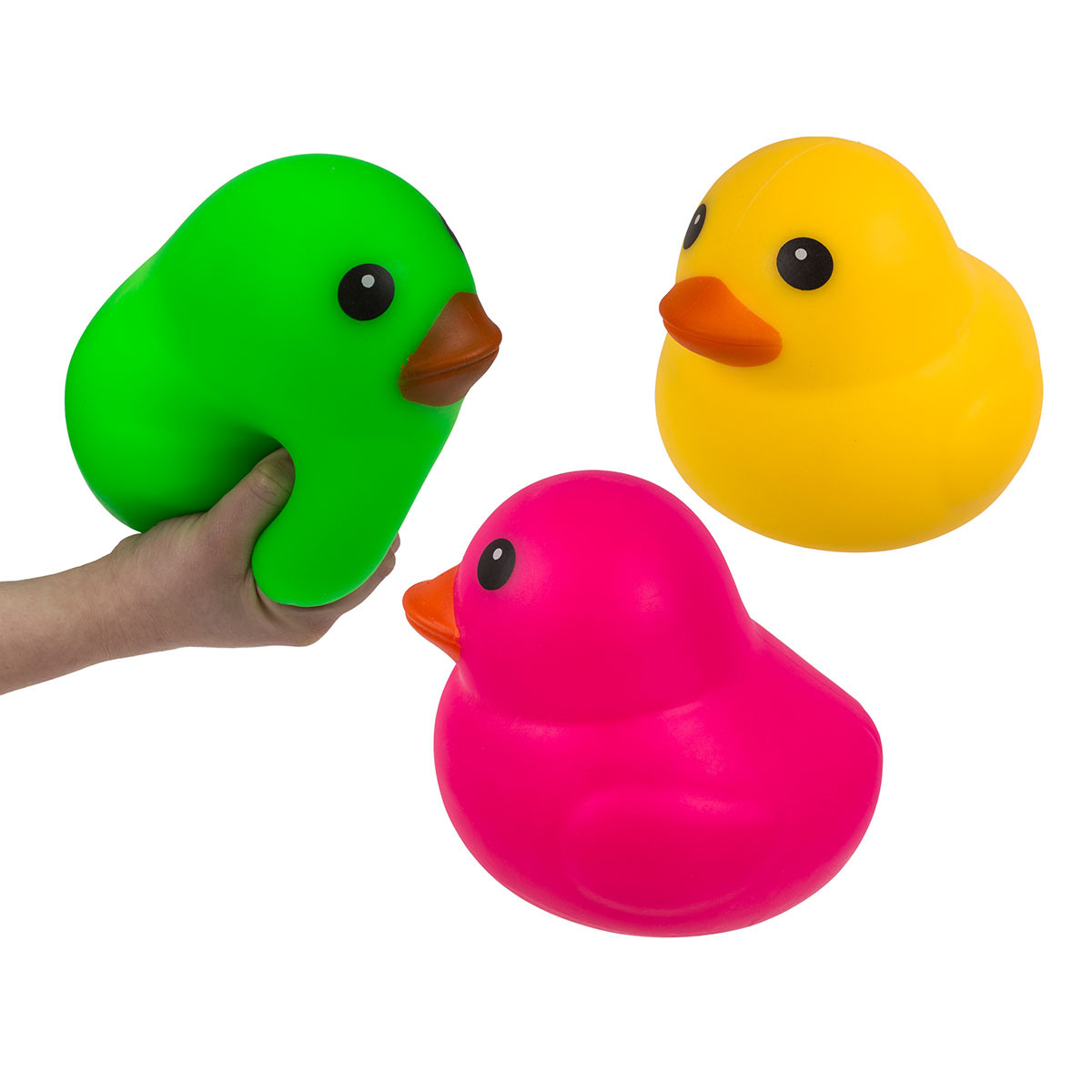  Anti-Stress-Ball Ente in XL Format - Squeeze Ente