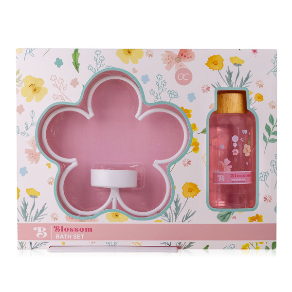 Badset BLOSSOM in geschenkverpakking Badset BLOSSOM in geschenkverpakking