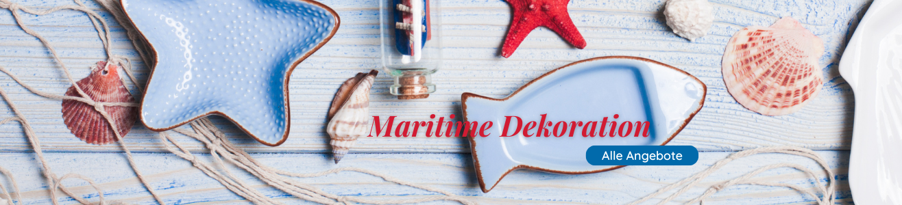 * Maritime Deko Sommerdeko Anker Segelboot Muscheln Nordsee Ostsee