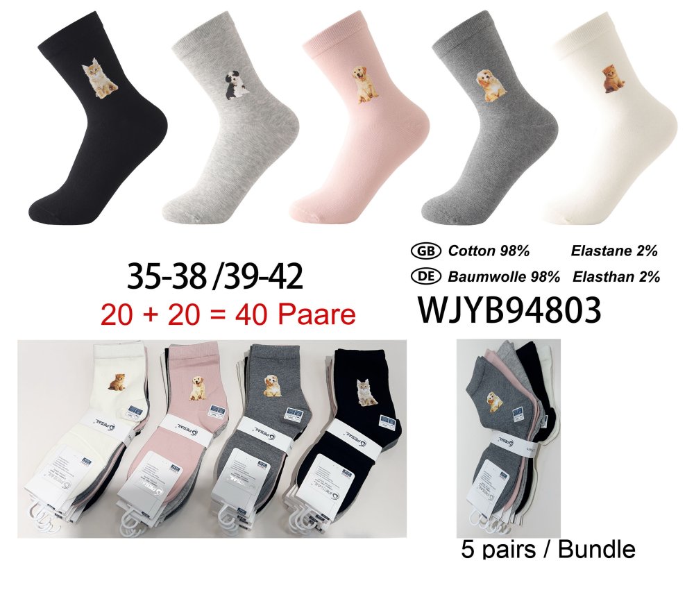  All season cotton socks( 35-38)( 39-42)