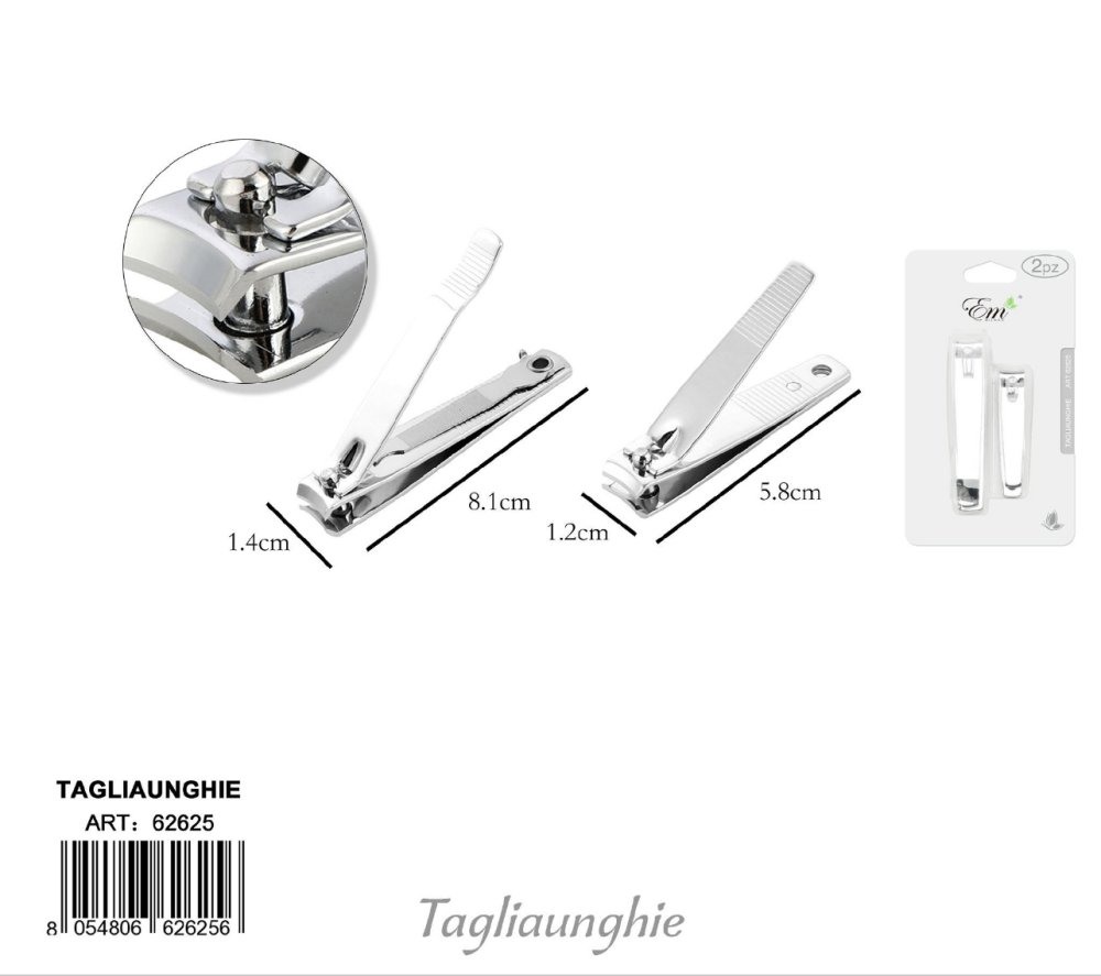  Coupe-ongles grand et petit 2 en 1
