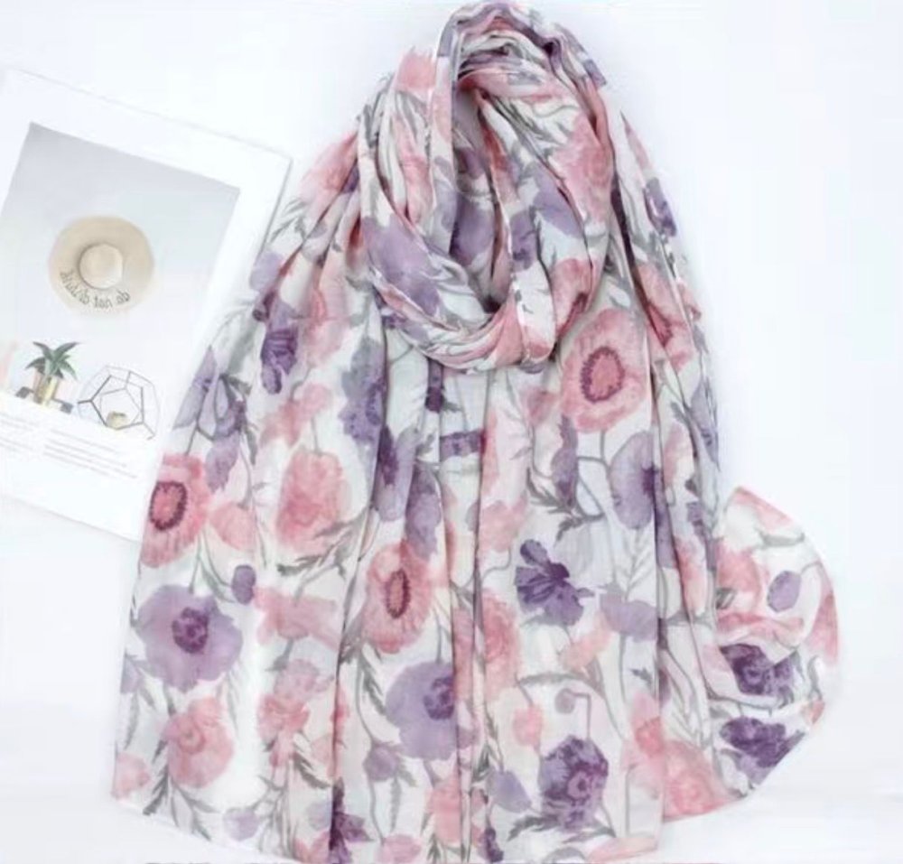  Britische Blume - Rosa (180 x 90 cm)