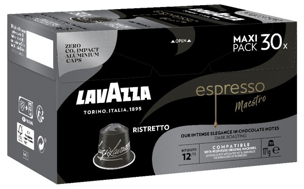 lavazza ncc alu ristretto 30pcs, 171g box lavazza ncc alu ristretto 30pcs, 171g box