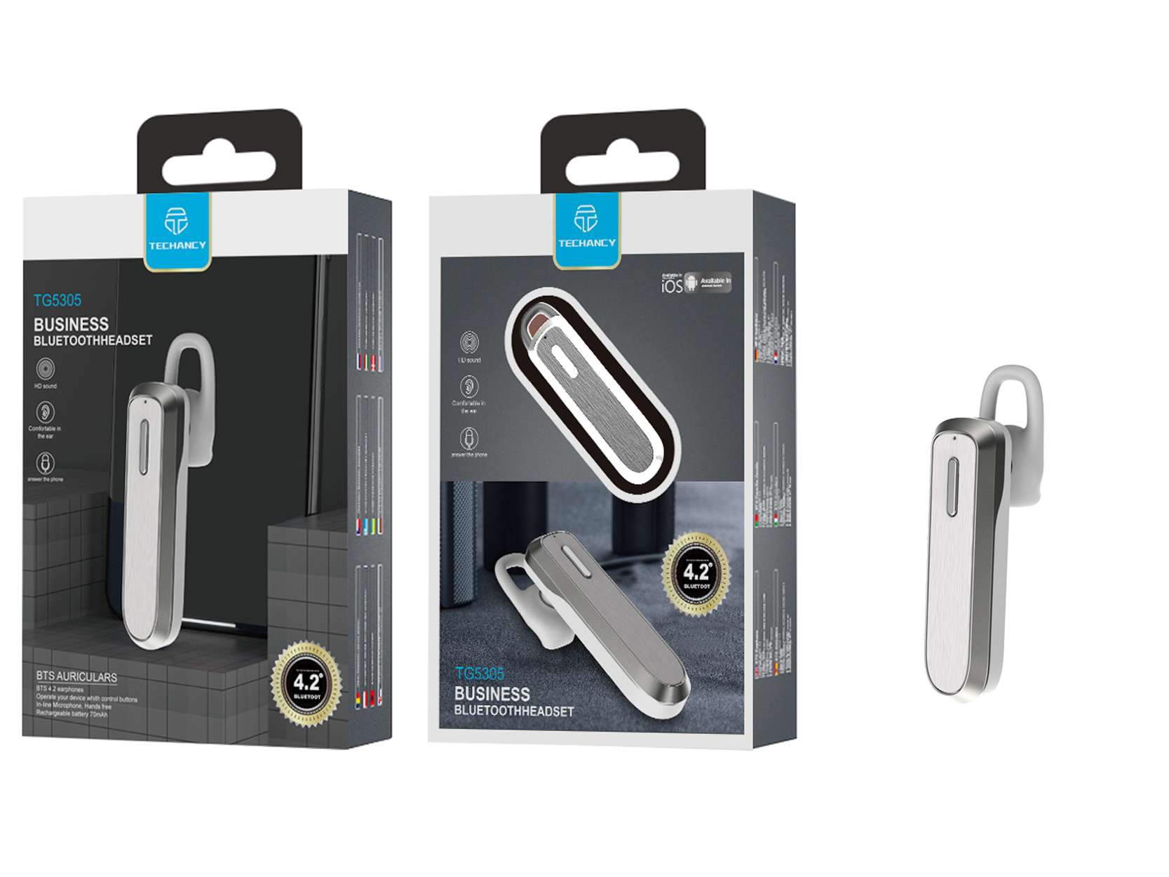 Bluetooth-Headset Weiß