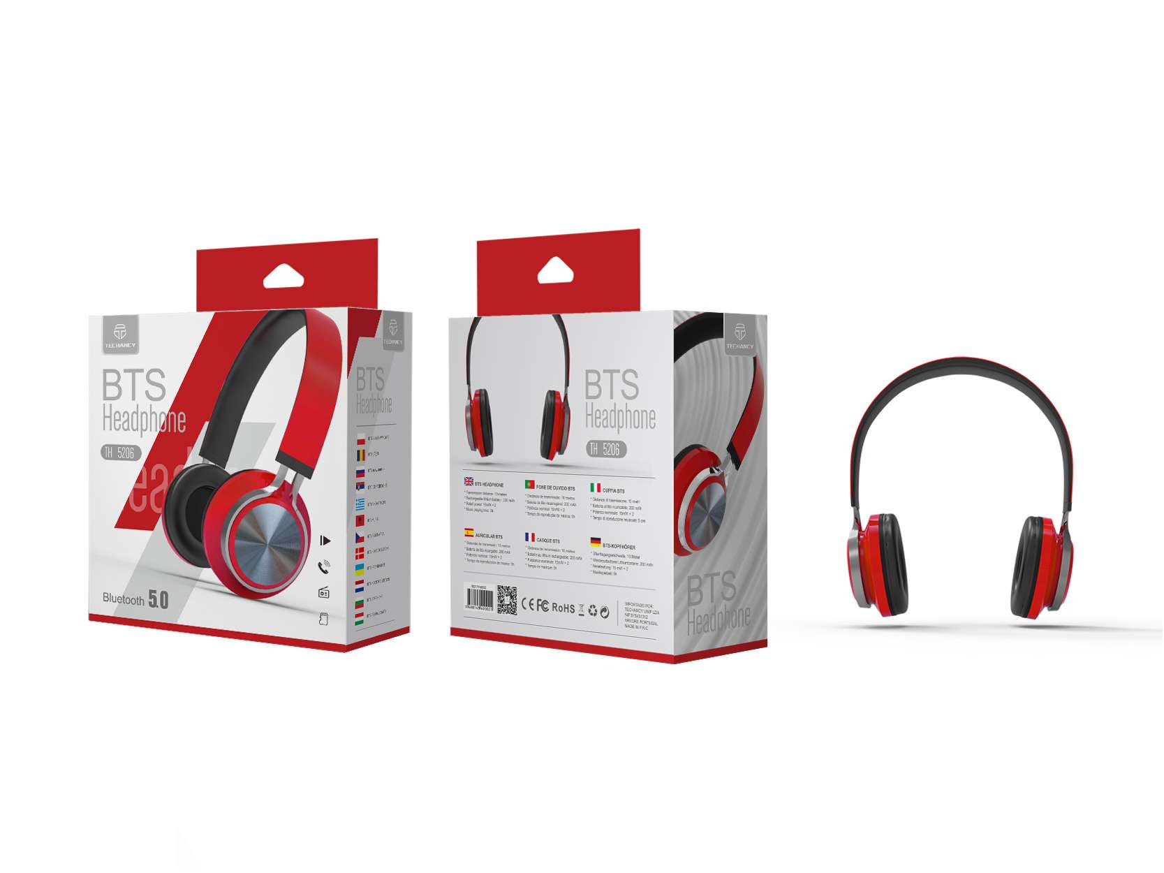  Casque Bluetooth avec microphone (BT-SD-FM-AN)