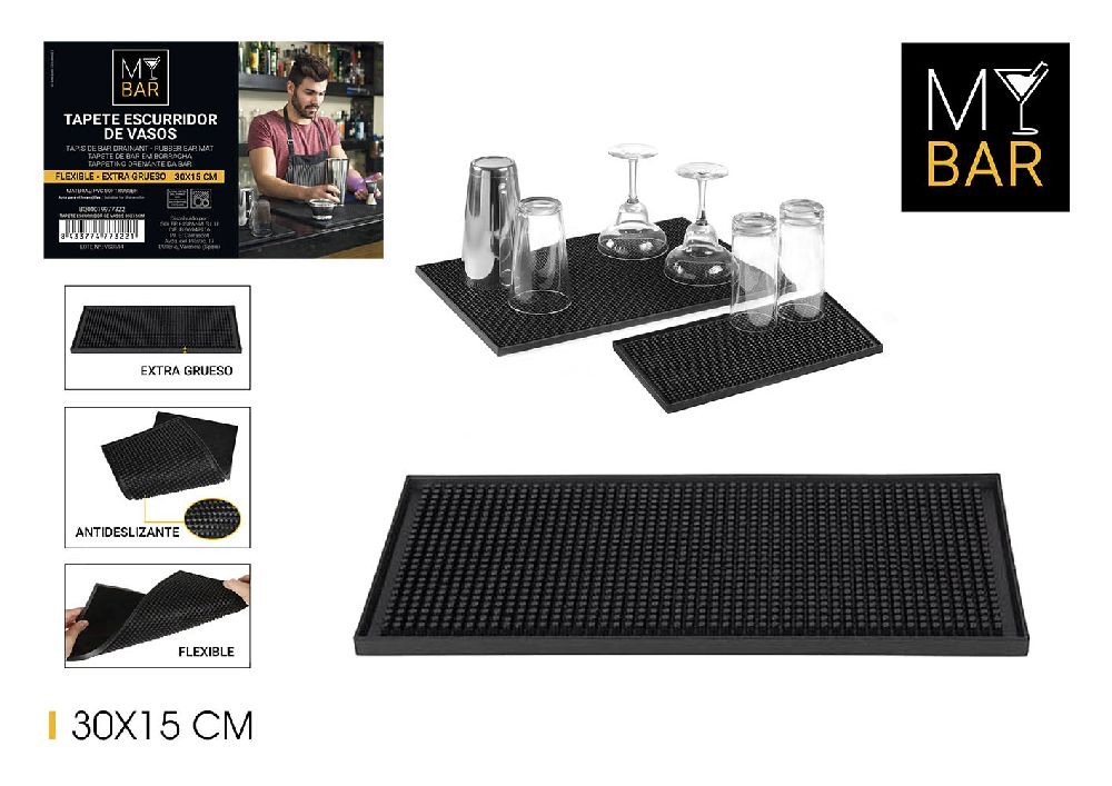 Glasabtropfmatte 30x15cm