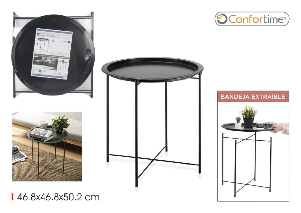  Table d'appoint en métal 46,8 cm ...