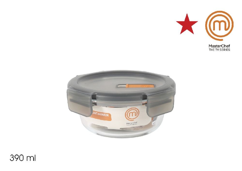  boîte à lunch ronde hermétique 390ml masterchef