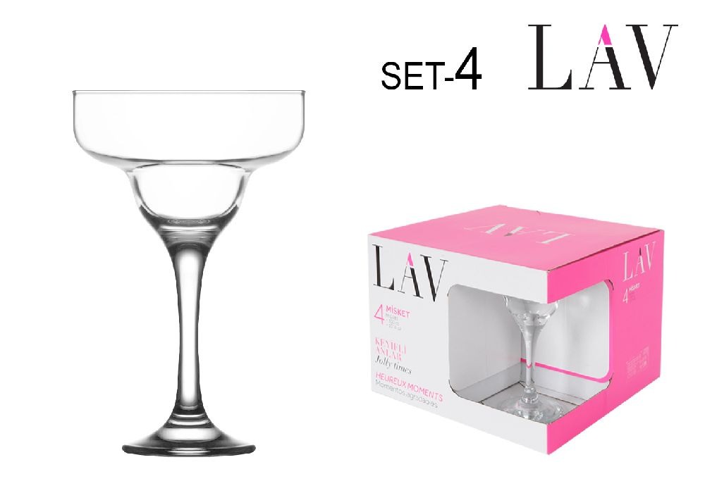  Ensemble de 4 verres à cognac 390 ml