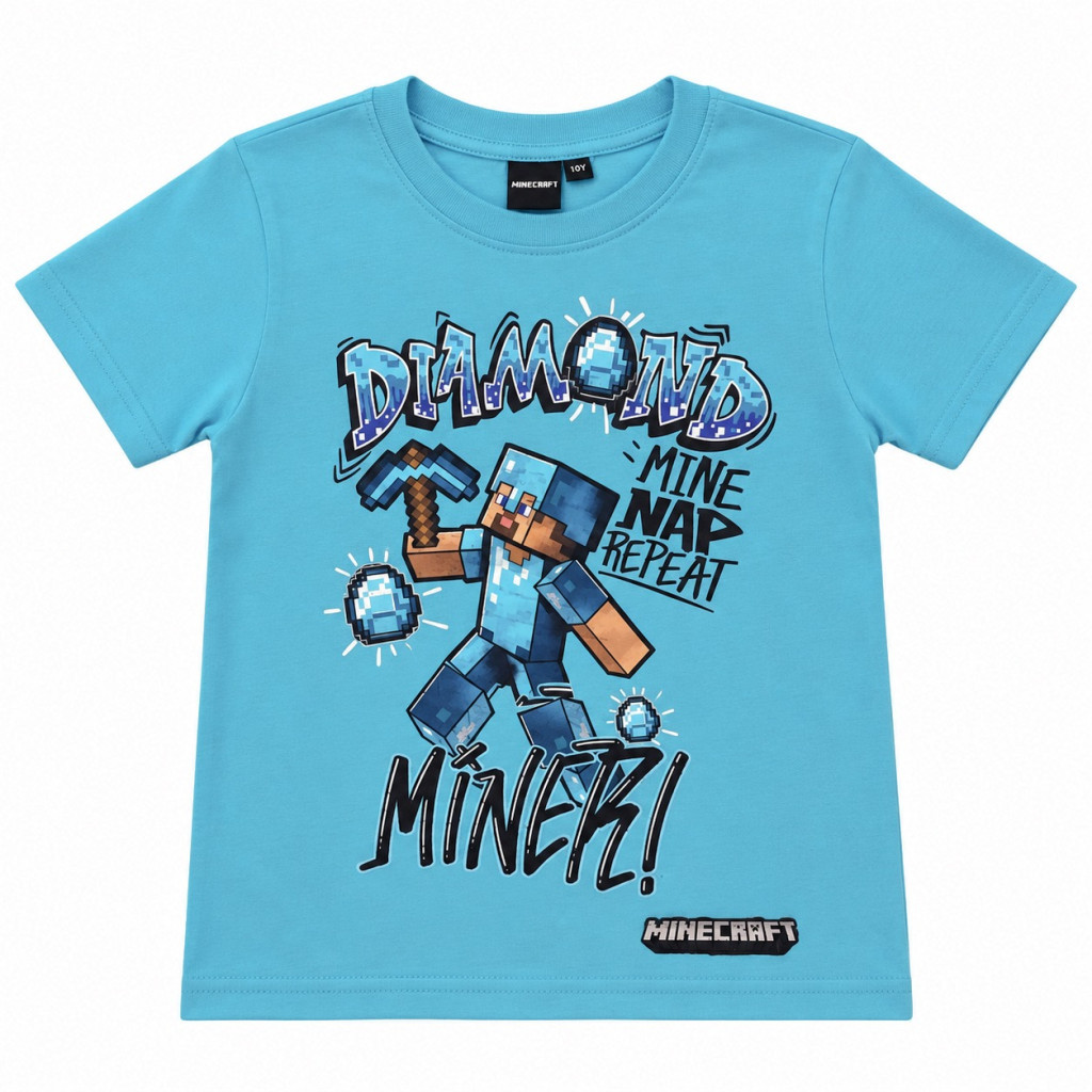  Minecraft Diamond Miner Kinder-T-Shirt, ...