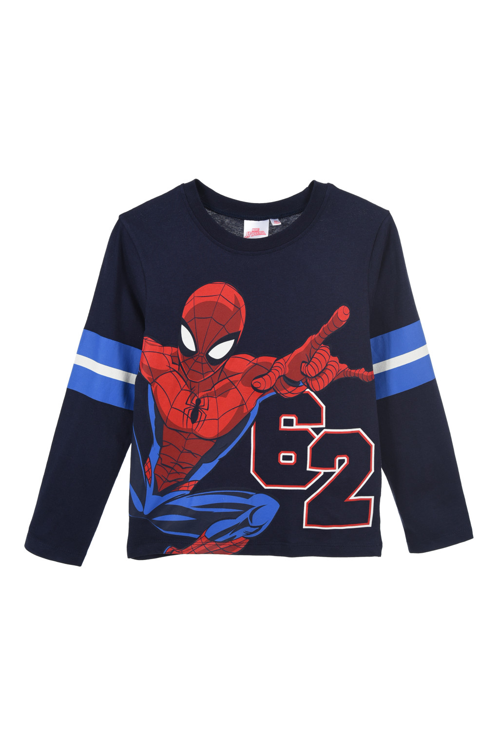  Spiderman Navy -Kinder Langarmshirt, ...