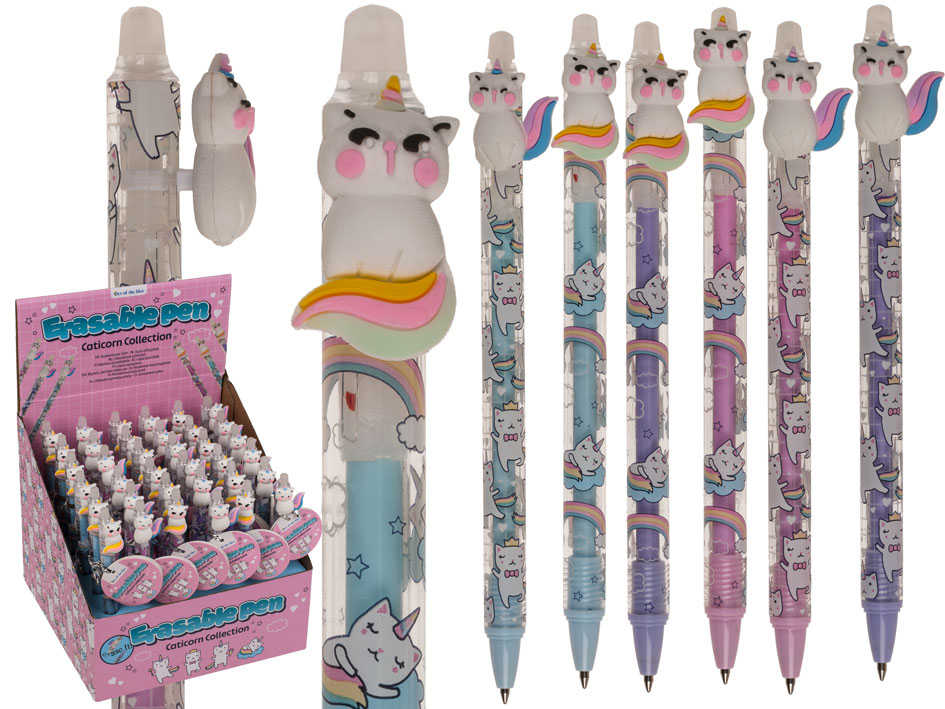  Uitwisbare pen met katje - Magische collectie