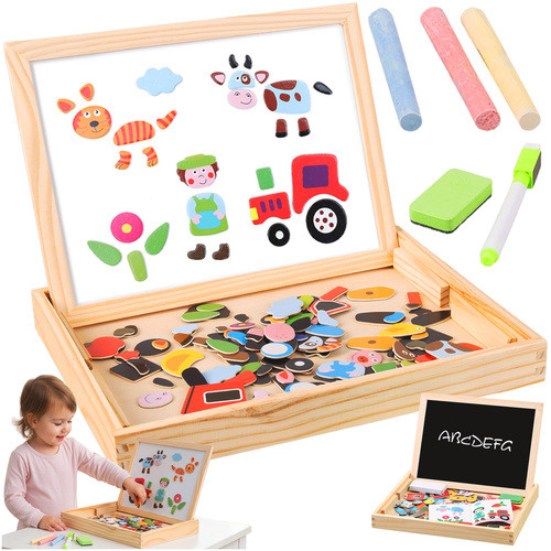  Kruzzel 25637 dubbelzijdig educatief bord