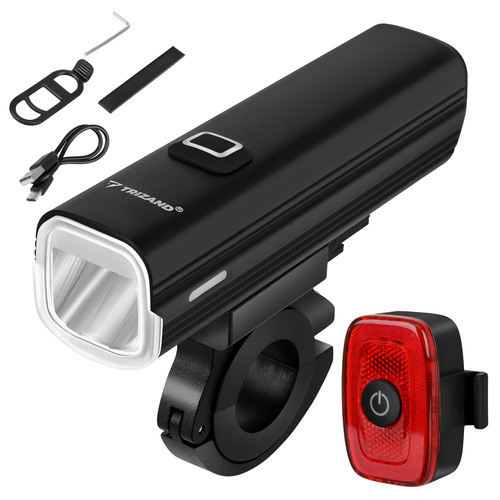  1000lm LED-Fahrradlicht + Trizand-Rücklicht