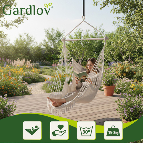  Schommel - hangstoel 210 cm beige Gardlov
