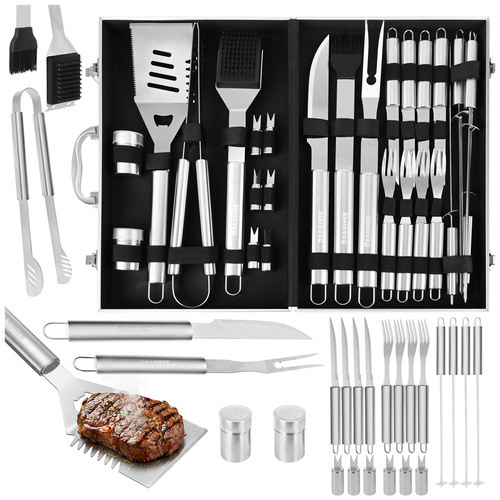  Kaminer Grillbesteck-Set - 26-tlg.