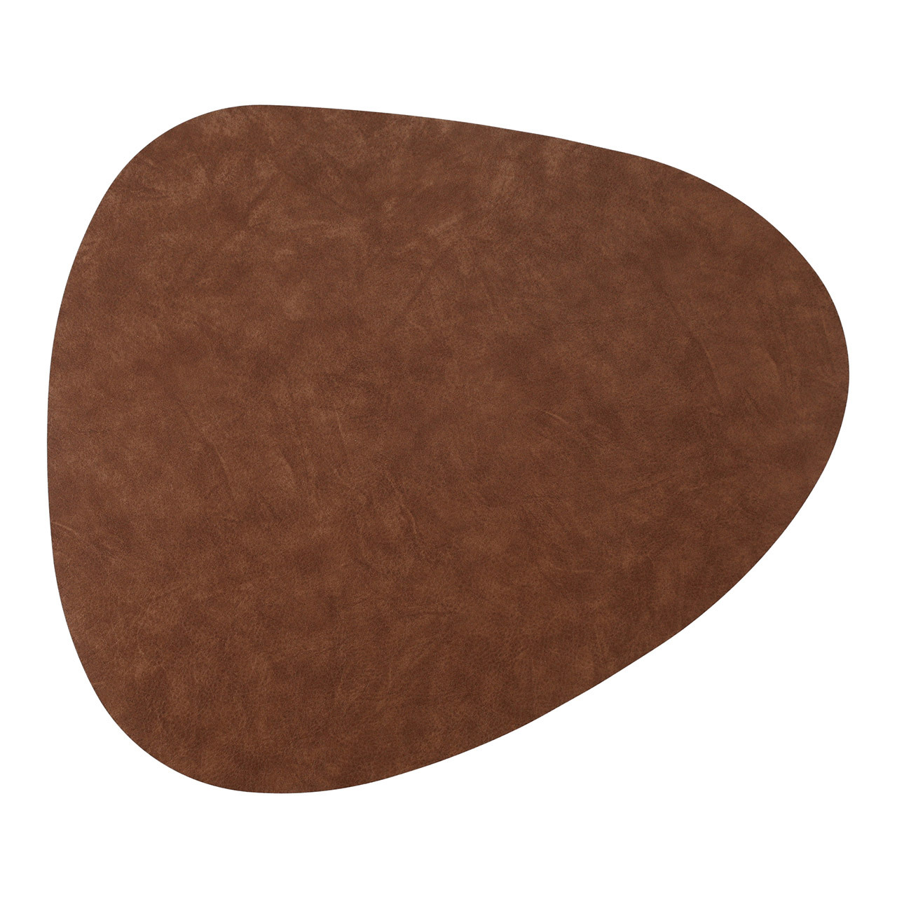  Placemat PVC Stone leather look made of brown plas
