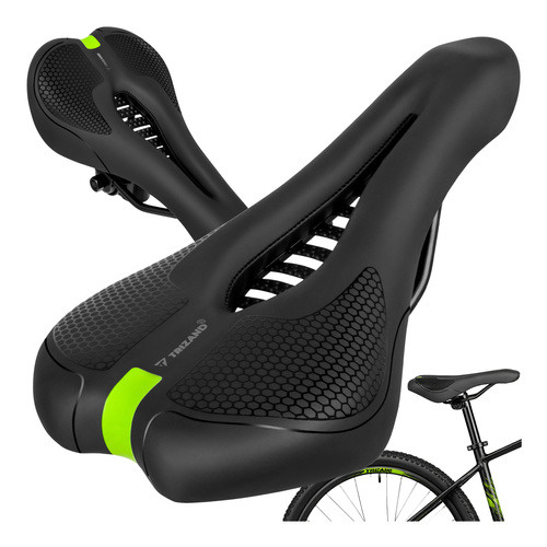  Selle de vélo 28x14cm Trizand