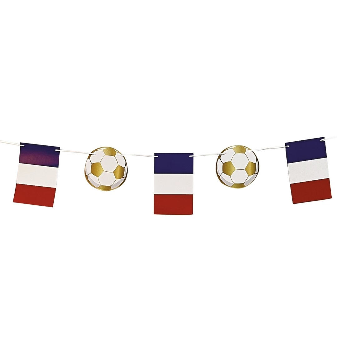  Papiergirlande Frankreich - 5 m
