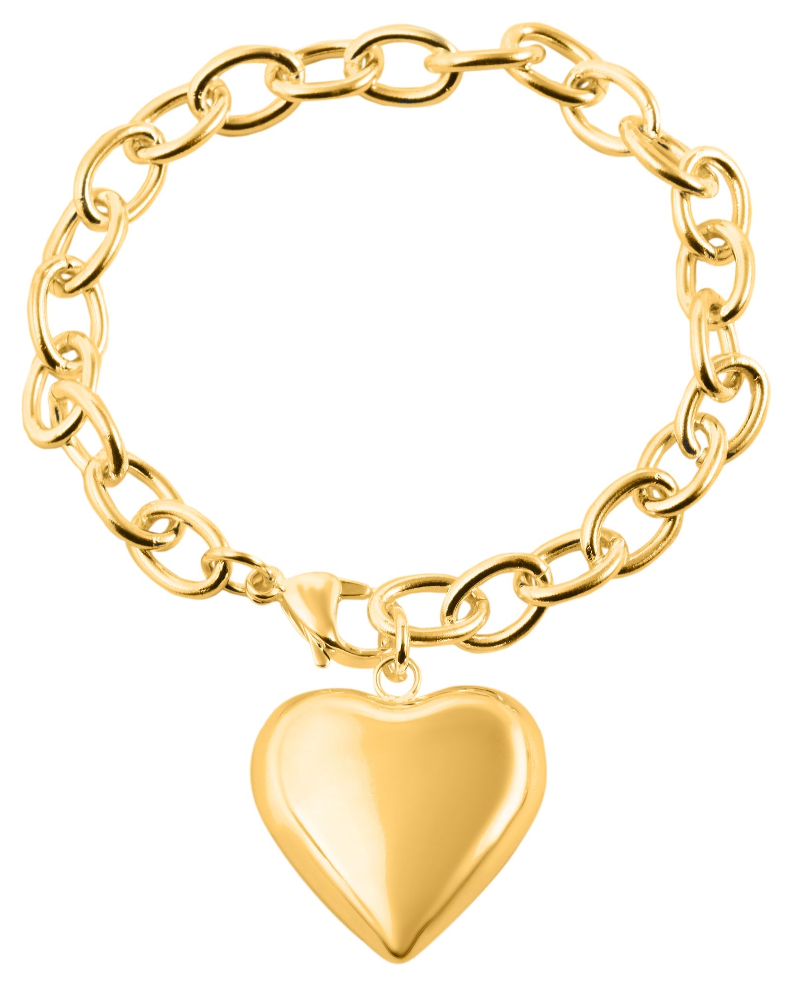  Akzent Kettenarmband aus Edelstahl mit ...