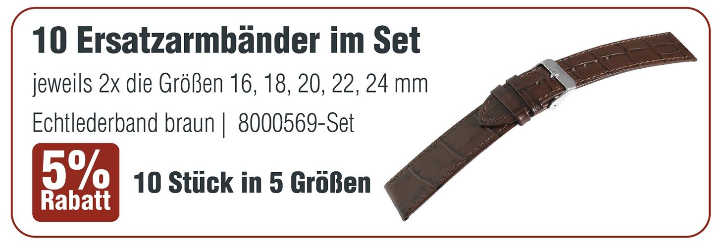  Bracelet de rechange en cuir marron foncé avec ...