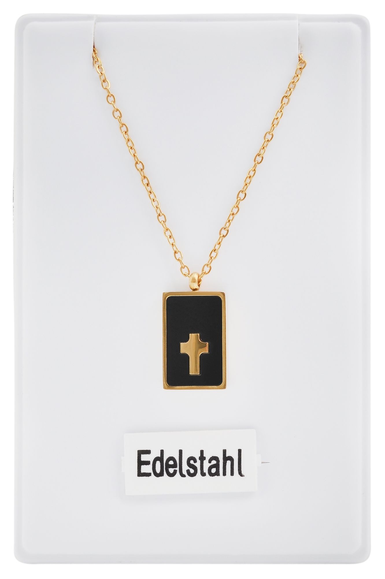  Chaîne en acier inoxydable avec pendentif, 43 + 5