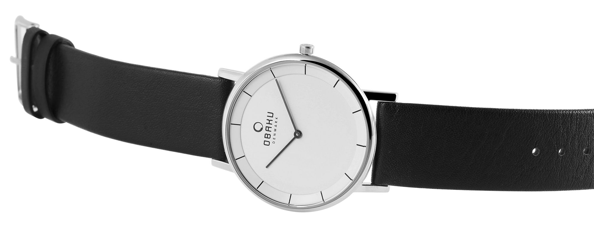  Obaku unisexe montre avec bracelet en cuir ...