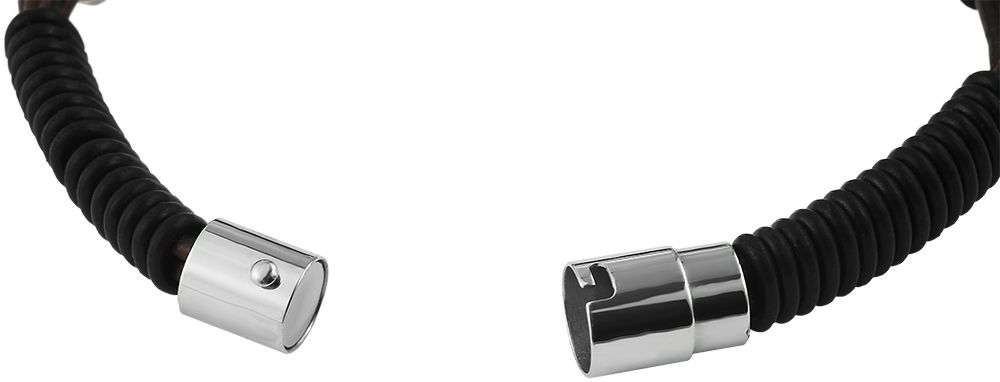  Akzent Lederimitationsarmba nd mit ...