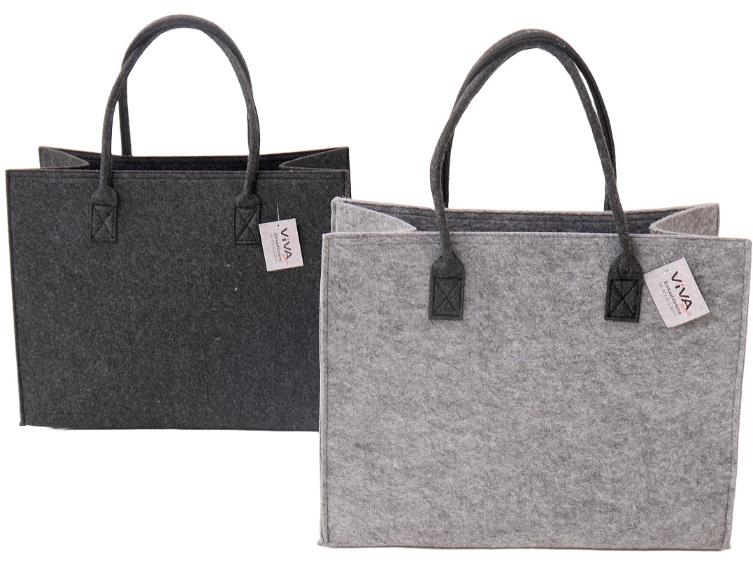  Einkaufstasche Filz ca 42 x 22 x 33 cm