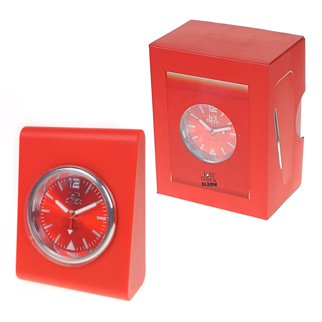  Réveil LolliClock avec alarme, rouge