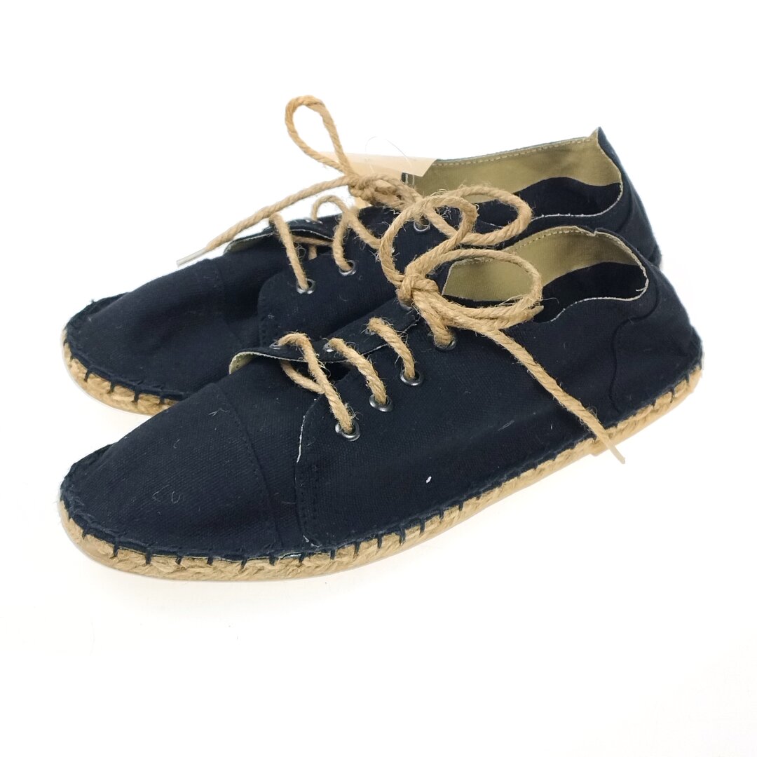  Espadrilles aus Textil für Damen mit Schnürung, Sc
