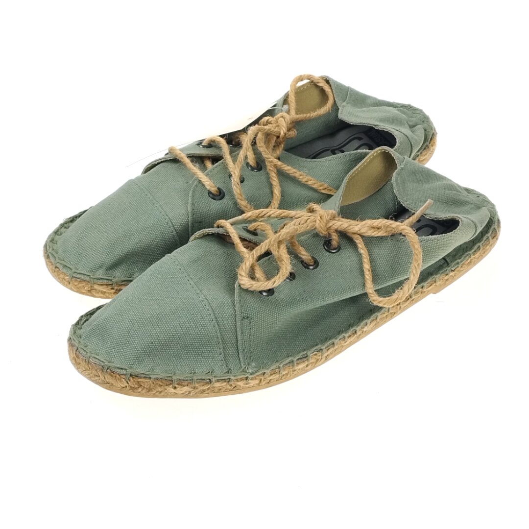  Espadrilles aus Textil für Damen mit Schnürung, Gr