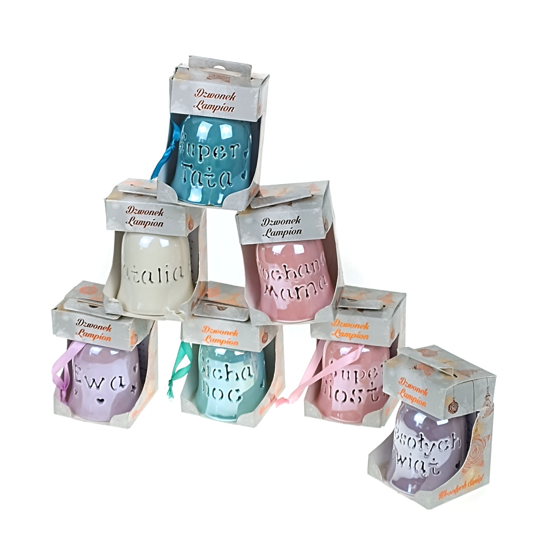  Dzwoneczek, lampion LED świąteczny, ...