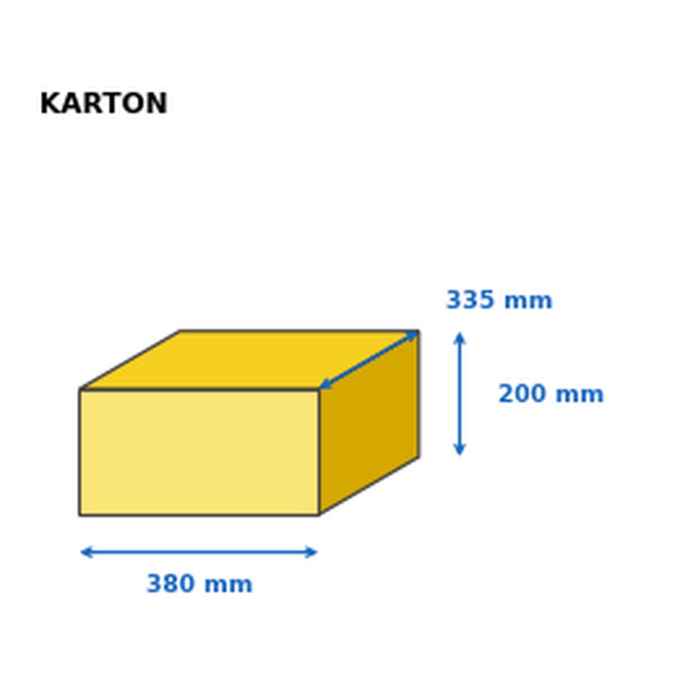  Versandkarton 380 x 335 x 200 mm – 745 g, 5-W-Kart