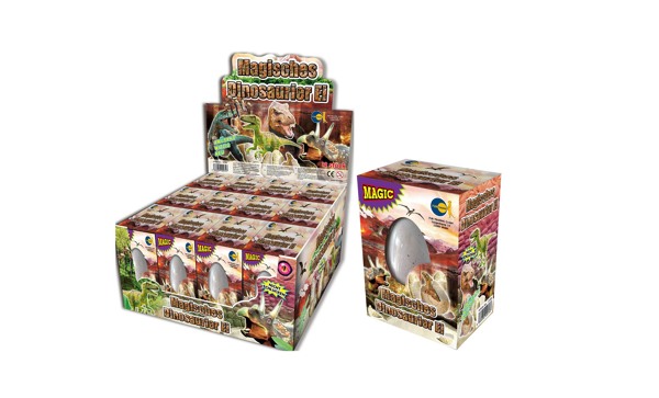 Magic eggs "Dino" - in Display