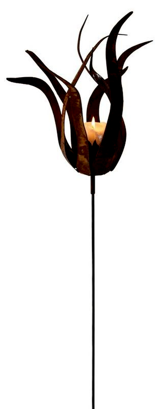  Roest vuurbloem H45/100cm met stang