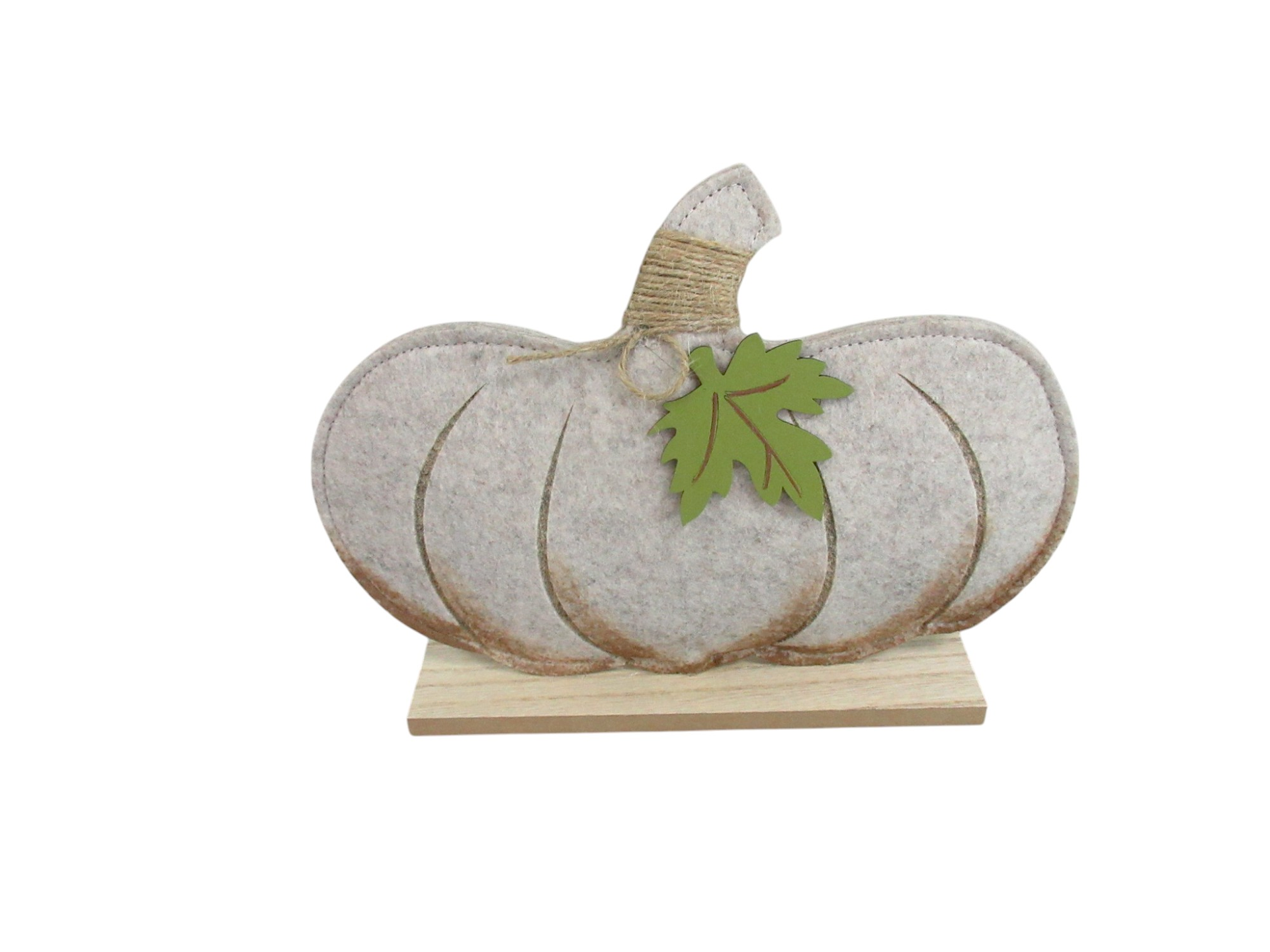  Pompoenvilt 4 stuks 24x19cm grijs