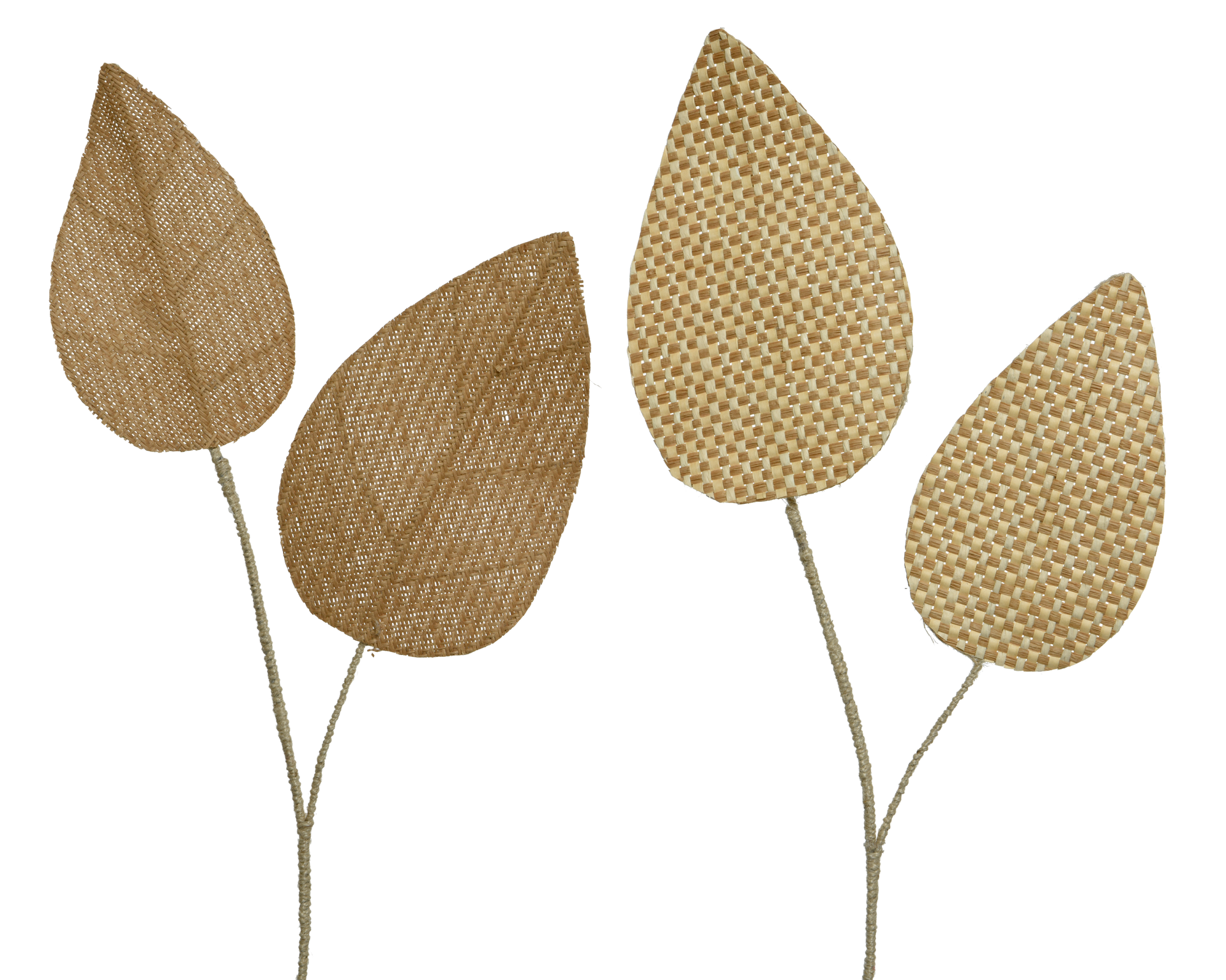  Blatt Bast 22x64cm braun/sand