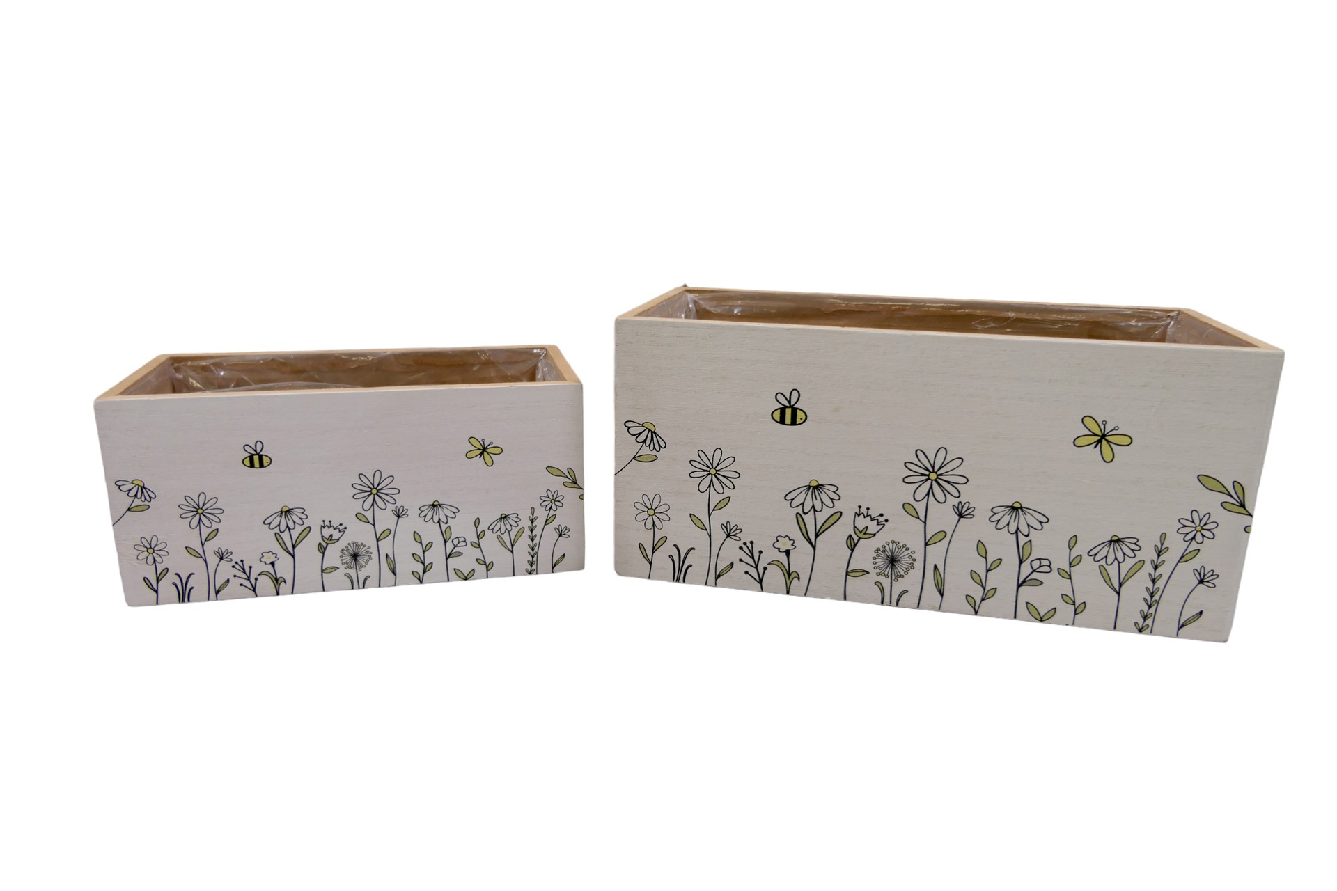  Box Holz 2er Set ,19 5x9x9/26x12x12cm ...