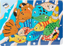 Jeu de pêche puzzle, 16 pièces, 29,5x21x2,5cm (3) Jeu de pêche puzzle, 16 pièces, 29,5x21x2,5cm (3)