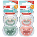 NUK Signature Soother Size 1 0-6 Months 2 Pieces
