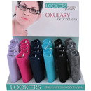 Reading glasses with felt case in Display 6-fold s