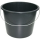 Bucket 12 liters black conditionally suitable for 