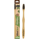 Toothbrush Elina bamboo medium with carbon brushes
