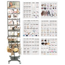 Hair jewelry stand with approx. 48 different model