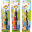 Toothbrush Elina 2er for children with foot to Auf